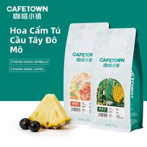 CAFETOWN | Hạt Cà Phê Sidama Ethiopia Chế Biến Hơi Nước Khô 454g