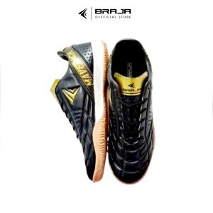 Sepatu Futsal Anak Braja Maverick Stylish In Black Gold
