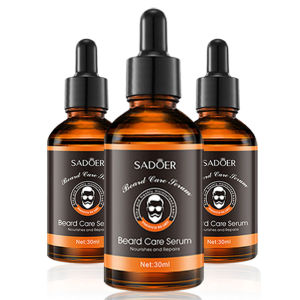 SADOER | 3*30ml Mens Beard Oil Hair Care Essence Highly Moisturizing Used for Hair Care Beard Smoothness and Beard Growth Care