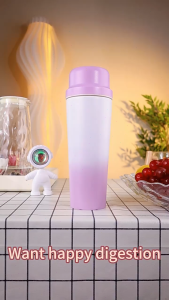 650ML Portable Juicer 304 Stainless Steel Cordless USB-C Rechargeable Easy to Clean Parts For Home