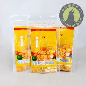 SEMPATI Cede Cd Super Egg Food Pakan Burung Kenari Canary Finch Sanger Siskin Pakan Harian Lomba Burung Gacor Otomatis Suara Kencang