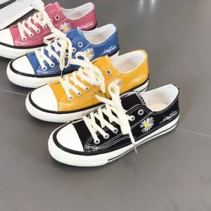 Little Daisy Low-Top Canvas Shoes for Male Students Korean Style 1970s R Easy Matching G-Dragon GD Same Style ins Board Shoes Tide