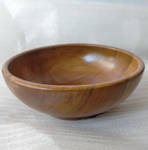 mangkuk kayu jati kwalitas premium