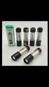 Lampu Suluh Laser Putih Model 801 Beam Range 500m+ Zoom Adjustable 6 Light Modes 18650 1800mAh Battery Type-C Charger Waterproof Suitable for Hiking Guard Duty Farming and Home Security.