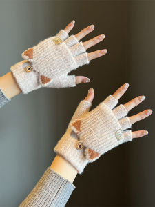 Warm Half-Finger Gloves for Students