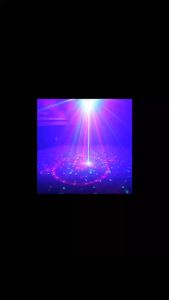 Mini Laser Projector Stage Lighting: Sound Activated Laser Light for Party