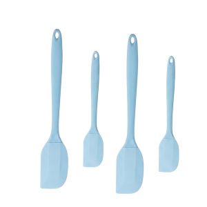 SHIBO | Bộ 4 Thìa Silicon Làm Bánh Kem - Dụng Cụ Nướng Bánh Chịu Nhiệt Loại Chia Đôi Có Chức Năng Trang Trí Dụng Cụ Làm Bánh Nhà Bếp Dành Cho Người Lớn Nam Nữ Đều Dùng Được