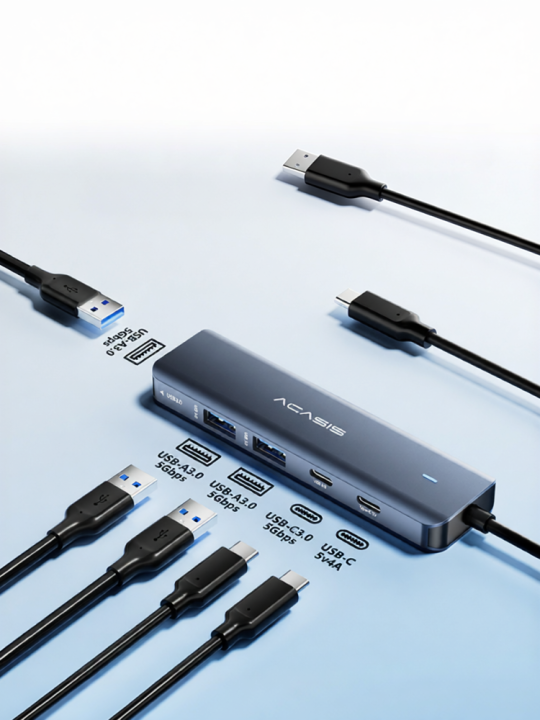 Acasis | อะแดปเตอร์ฮับขยายพอร์ต USB แบบ Multi-Port Type-C | Lazada.co.th