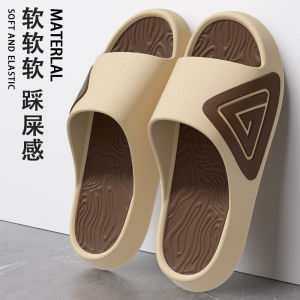 Summer Mens Slippers Outdoor Wearable Thick Bottom Indoor Bathroom Non-Slip Sandals Wear-Resistant Sports Flat Footwear