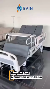 [Same-Day Delivery] Hospital Bed 6 Functions Auto Hi-Low [FREE Mattress + Table] - MDA Approved