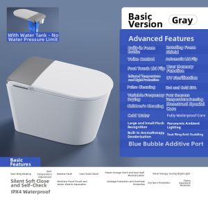 ZHIMIDA | Automatic Toilet with Foam Shield Pressure Independent