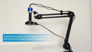 KUAIQU | 4K 48MP Digital Video Microscope Camera USB-C HDMI Industrial Microscope with Enhanced Stand 150X Magnification forPCB Solderin