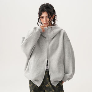 BWKA | Thick Design Sensible Loose Fit Hooded Overwear Air Layer