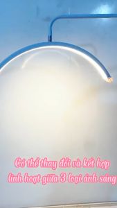 Đèn led bán nguyệt Spa | Đèn bán nguyệt chữ C 3 màu ánh sáng | Đèn led chữ C loại đẹp