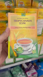 Đường Bắp Ăn Kiêng TROPYCANADA SLYM dùng tốt cho người ăn kiêng tiểu đường thừa cân và huyết áp cao - Hộp 50 góix25g