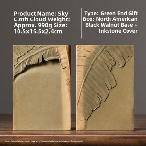 ZHANGXIAOFENG | Handcrafted Green End Stone Inkstone for Calligraphy