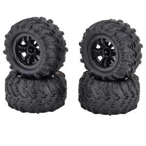 JJRC | 4PCS Snow/Sand Tires Hex 12mm Diameter 85mm Wheels for SCY 16101 16102 (Pro) 1/16 RC Car Upgrade Part Tires Wheels Hex12mm