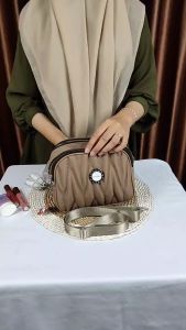 Luna Aura Tas Selempang Bahu Wanita Adella 3 Ruang Ner Bordir IW 99 Tas Viral Tas Wanita Kekinian Tas ootd