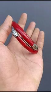 Gelang Akar Bahar Original Tali Arus Merah Variasi Alpaka