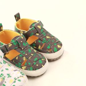 NEW Summer 0-18Months Kids Newborn Baby Boys Girls Fashion Summer Soft Crib Shoes First Walker Anti Slip Sandals Shoes Soft Sole