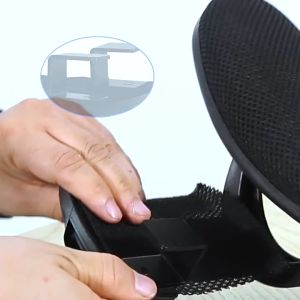 Sandaran Kepala Kursi Kantor Adjustable Headrest Kursi Kerja Dengan Alat Instalasi