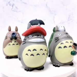 Action Figure MY NEIGHBOR TOTORO satuan Miniatur Pajangan Mobil Topper Kue Mainan Kartun Jepang