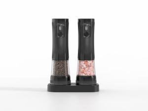 Automatic Salt and Pepper Grinder Set Rechargeable Base LED Display Kitchen Utensils Spice Processing Tool