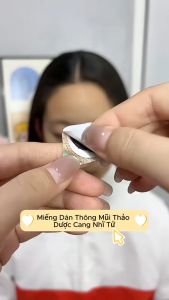 Miếng Dán Thảo Dược Giúp Thông Mũi – Hỗ Trợ Giảm Nghẹt Mũi Khô Mũi Ngứa Mũi | Hộp 10 Miếng