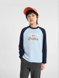 Balabala | Cotton Quick-Dry Long-Sleeve T-Shirt For Children