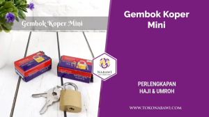 Gembok Exito High Quality 20 mm Gembok Koper Perlengkapan Haji Umroh Jakarta