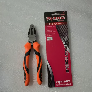 KÌM ĐIỆN 6 IN RHINO TAY CẦM BỌC NHỰA CÁCH ĐIỆN ĐẦU KÌM LÀM BẰNG THÉP CRV