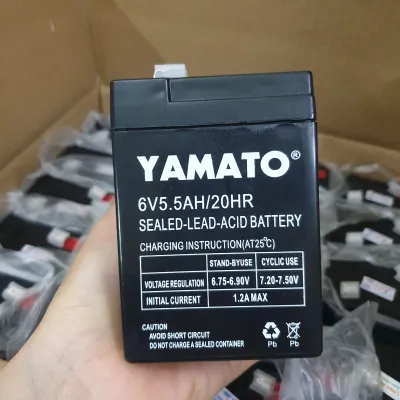 Bình 6V4AH| 6V4.5AH| 6V5.5AH loại nhỏ dùng cho xe điện trẻ em 6V-12V