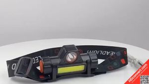 Headlamp Senter Kepala 2 in 1 Anti Air Bisa Di Chas Fitur Rotasi Adjustable Untuk Aktivitas Luar Ruangan