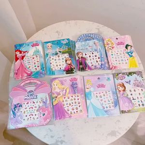 5pcs Nail Sticker Girl Cartoon 3D Sticker Waterproof Non-Toxic Kids Nail Art