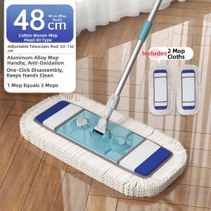 Maryya | Easy Use Two-way Cleaning Flat Mop