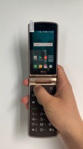 LG X100 LG Smart Folder Original 3.3 Inches 2GB 16GB 4.9MP LTE FM Radio Phones