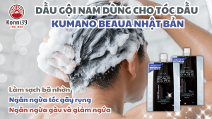 DẦU GỘI NAM DÙNG CHO TÓC DẦU KUMANO BEAUA NHẬT BẢN (TÚI 1 LÍT)