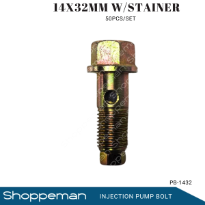 UNIVERSAL INJECTION PUMP BOLT WITH STAINER LONG 14x32mm PB-1432