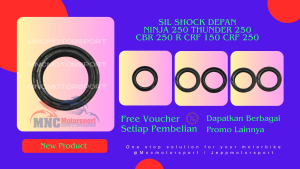 HARGA 1 SEAL SIL SHOCK SHOK DEPAN BAWAH NINJA 250 THUNDER 250 CRF 150 250 CBR 250 R 37 X 50 X 11