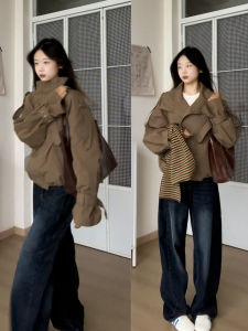 LIRENQING | Áo Khoác Trench Coat Ngắn Đẹp Kiểu Hàn Quốc