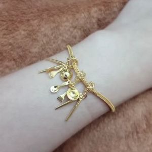 JIN JING PDR CHARM TABLEWARE EMAS 916 TULEN 1.78g/2.23g