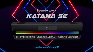 # CREATIVE Sound Blaster Katana SE - Bi-amplified Multi-channel Super X-Fi Gaming Soundbar #