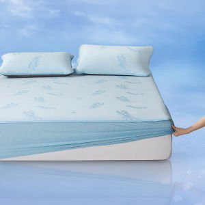 Cooling Silk Mat Soft Summer Air Conditioned Bed Pad
