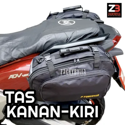 Tas Box Samping Motor Kanan Kiri Atas Multifungsi SideBag Side bag by Funcover