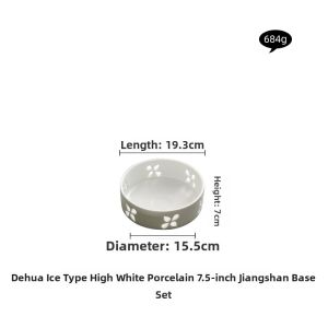 YOGEHOME | Warming Ceramic Dinner Plate