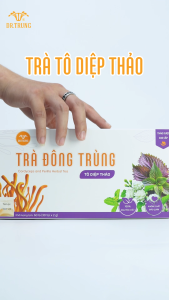 Trà Tô diệp thảo Dr. Trung - Hỗ trợ tiêu hóa giảm căng thẳng làm đẹp da thanh lọc cơ thể