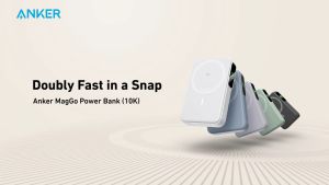 Anker MagGo Power Bank Qi2 Certified 15W Ultra-Fast MagSafe-Compatible Portable Charger 10000mAh Battery Pack with Smart Display and Foldable Stand For iPhone 17/16/15 iPhone 17 Pro/16 Pro/15 Pro