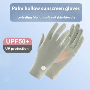 HUIESON UPF50 + ถุงมือป้องกันรังสี UV สำหรับการขับขี่และขี่จักรยานที่มีดีไซน์กันลื่น