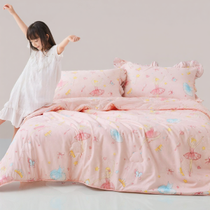 Luolai Kids | Washable Cotton Summer Cooling Blanket for Children