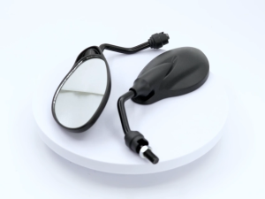 Universal 360° Rotatable Motorcycle Rearview Mirrors HD Clear Anti-Glare Side Mirrors for Motorbike